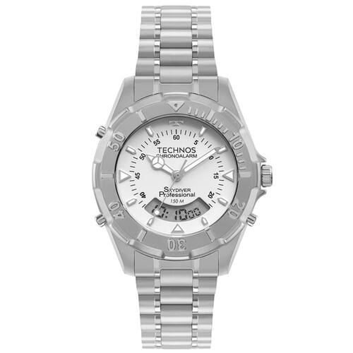 Technos Masculino Skydiver Prateado