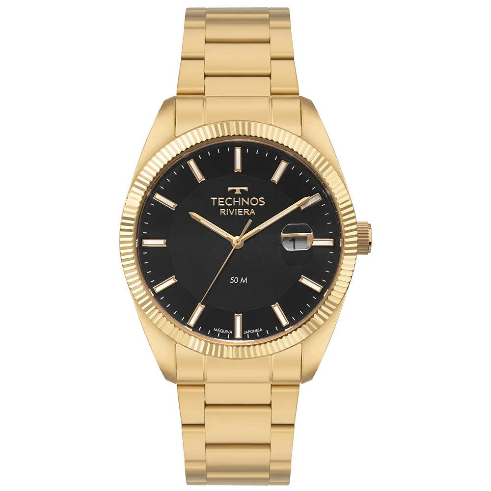 Technos Masculino Riviera Dourado