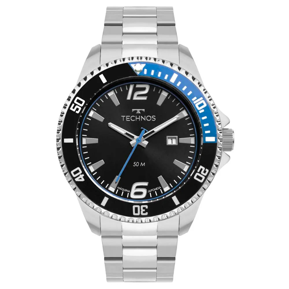 Technos Masculino Racer Prata